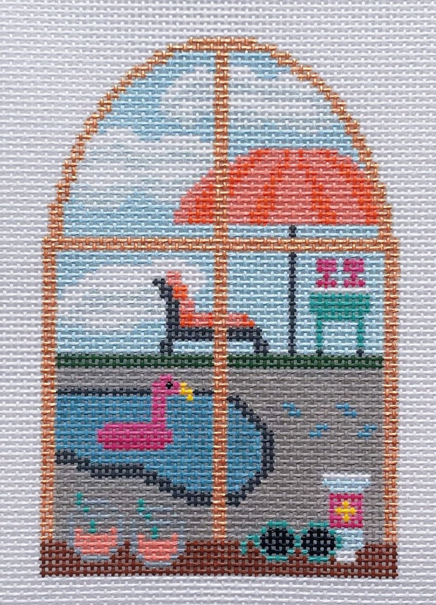 SAS-0080 Summertime Skies Window - 18 Mesh