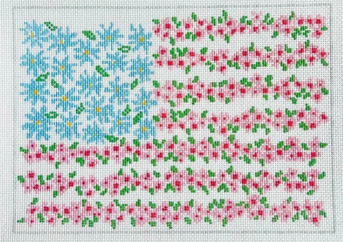 KCD4618 Memorial Day Flag Floral