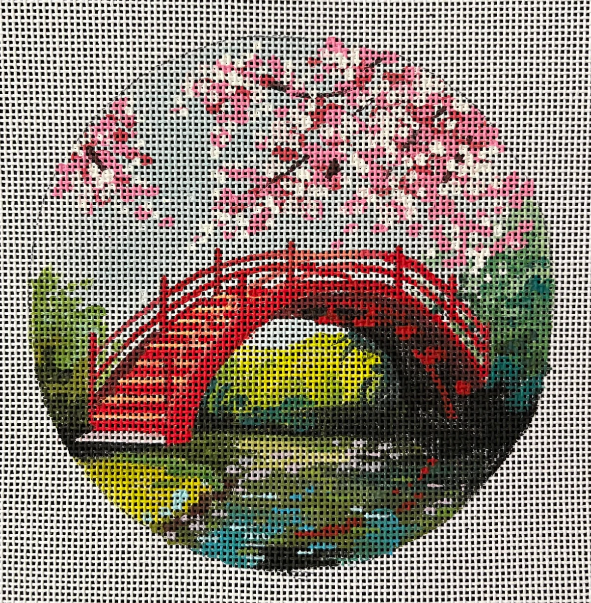 IN811 Japanese Bridge and Cherry Blossoms