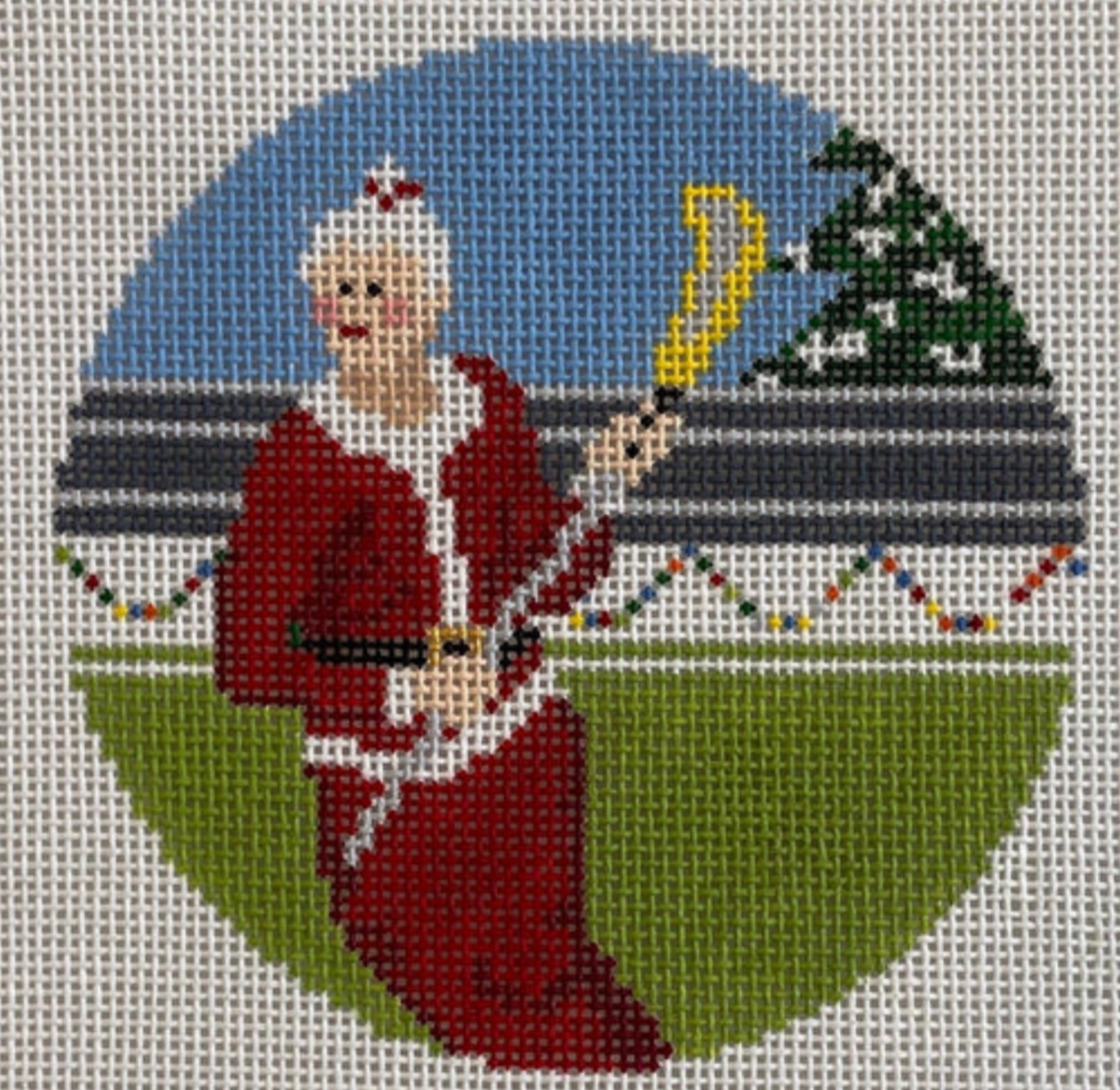 AOK115 Sporty Mrs. Claus - Lacrosse