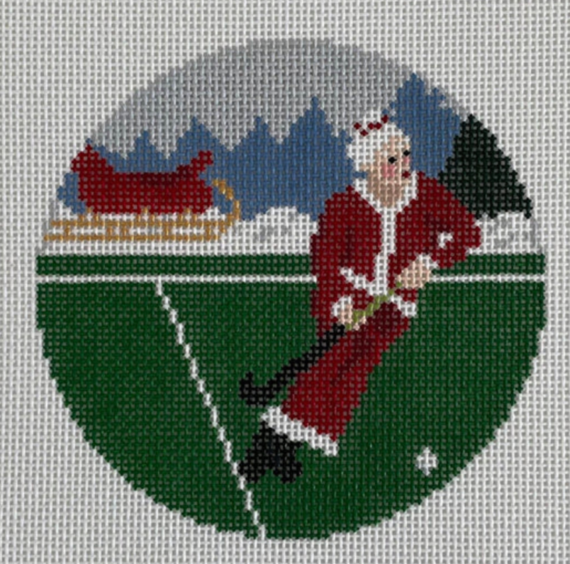 AOK113 Sporty Mrs. Claus - Field Hockey