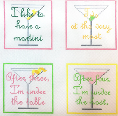 AOK16 Martini Coasters