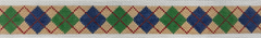 122b Argyle Belt - Camel/Navy/Green