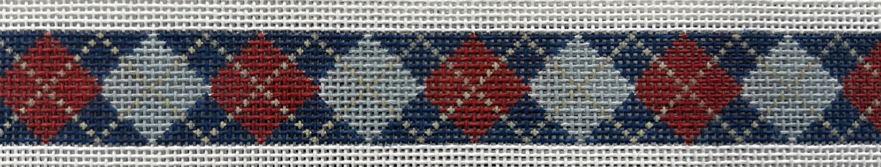122ff Argyle Belt - Navy/Gray/Red