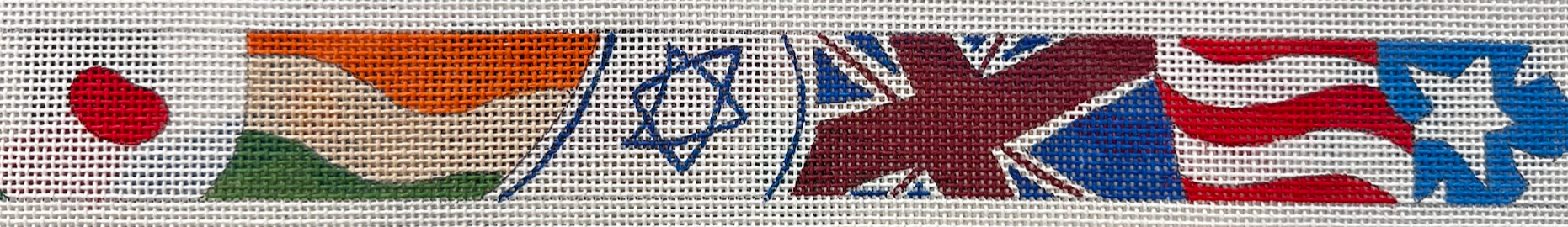 214b Waving International Flags Belt