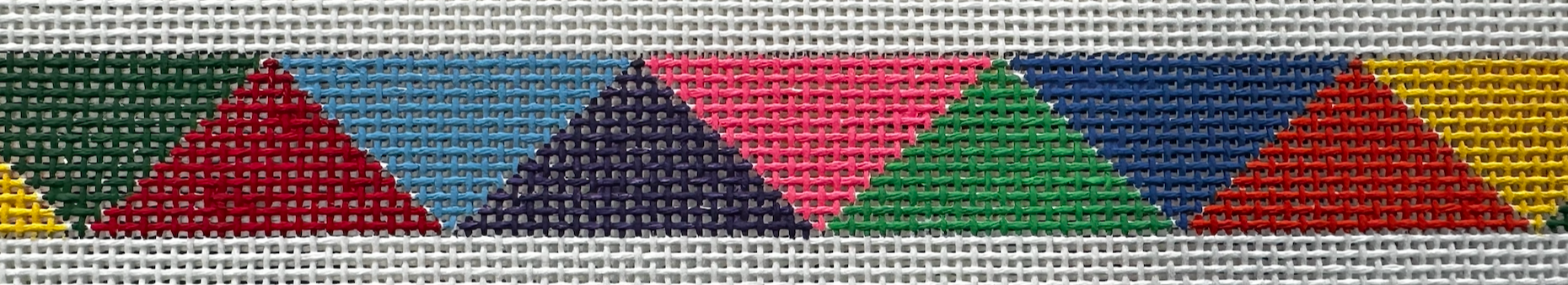 116 Colored Triangles Belt