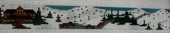 194b Winter Ski Scene Belt