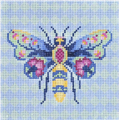 AC036 Garden Bee - Blues