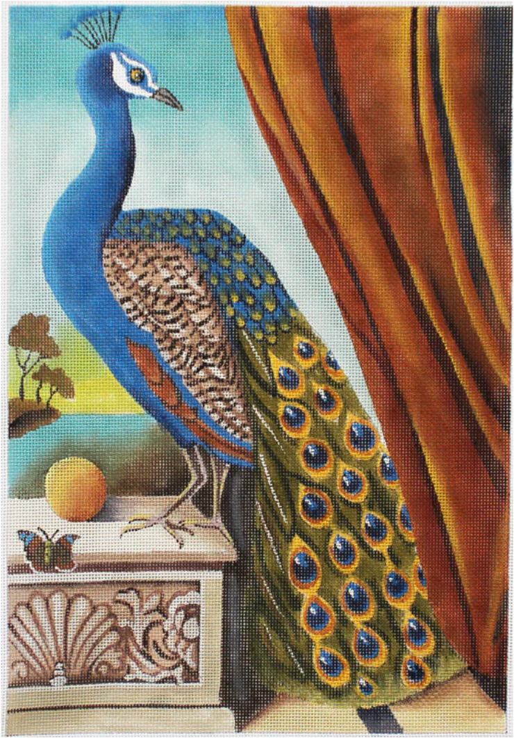 CN1532 Peacock on Pedestal