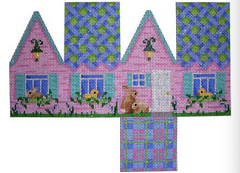 HH101 Easter Cottage - Blue Lattice Roof