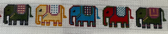 114 Blanketed Indian Elephants Belt