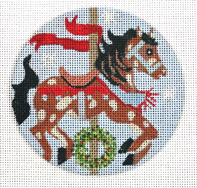 A143 Christmas Carousel Horse
