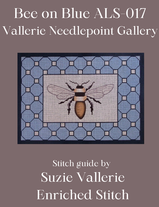 ALS-017 Bee on Blue Stitch Guide
