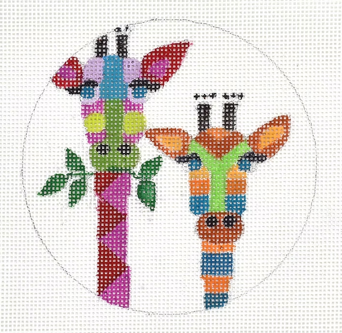 H290 Abstract Giraffes
