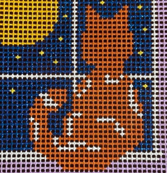 SL-26 Quiet Kitty Stitchin' Little