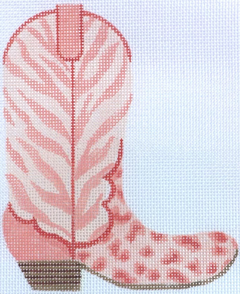 CB-03R Cheetah and Zebra Cowboy Boot