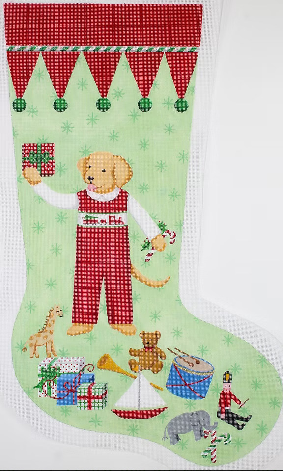 KR-STK-01 Boy Dog Stocking
