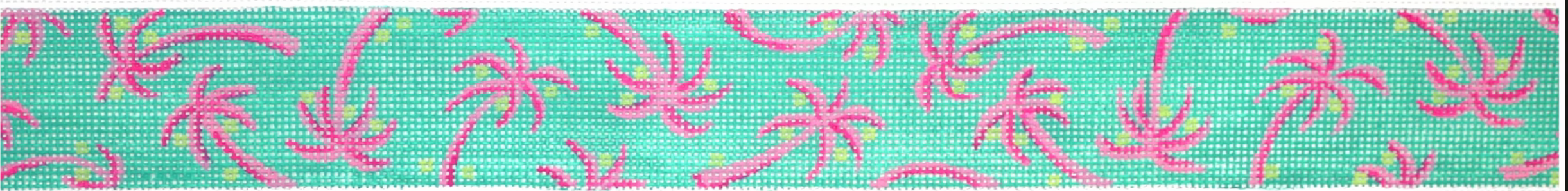 BL-55 Lilly Inspired Palm Trees Belt