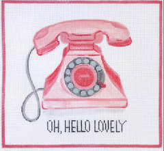 LB-PL-10 Pink Retro Telephone