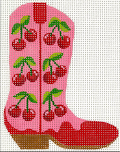 OM-381 Cherries Mini Cowgirl Boot