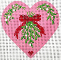 XM-40 Pink Heart with Mistletoe