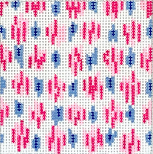 INSSQ3-231 Pink Dot Ikat Insert