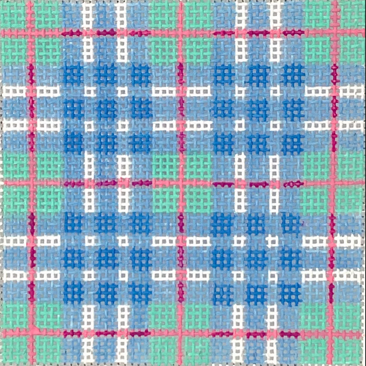 INSSQ3-44 Turquioise/Pink Madras Insert