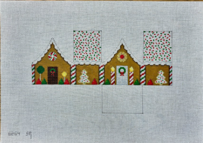 5237 Chocolate Trellis A-Frame 3D Gingerbread House