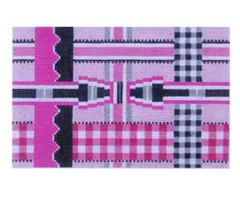 ST-PP01B Woven Pink/Black Ribbons