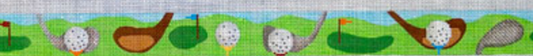 JP-BL197 Golf Balls and Tees on Green