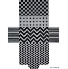 JP-BB002 Black/White Graphics Brick Bag