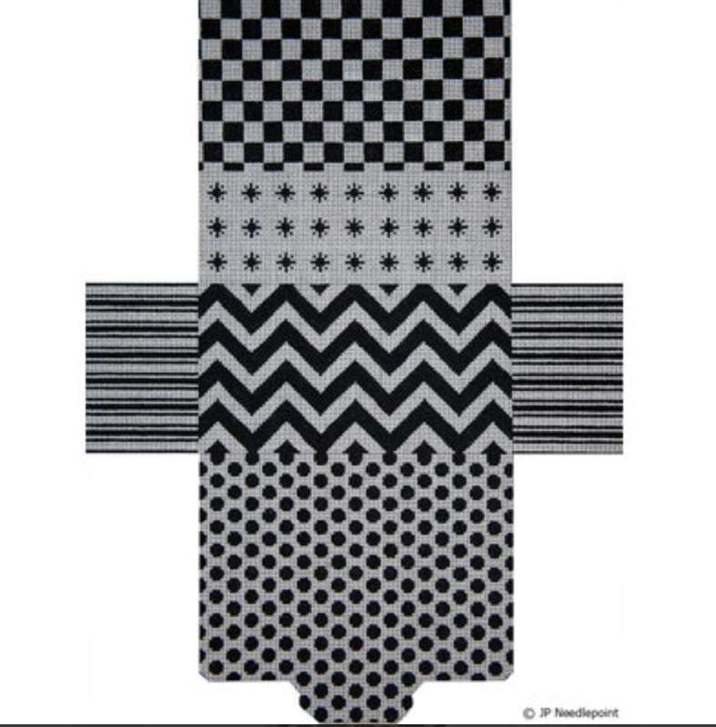 JP-BB002 Black/White Graphics Brick Bag