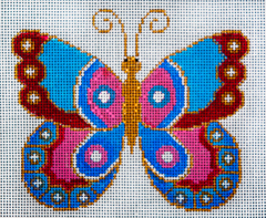 JP-B326 Pink and Blue Butterfly