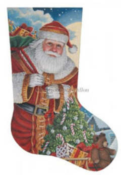 TTAXS421 Moonlit Santa Stocking