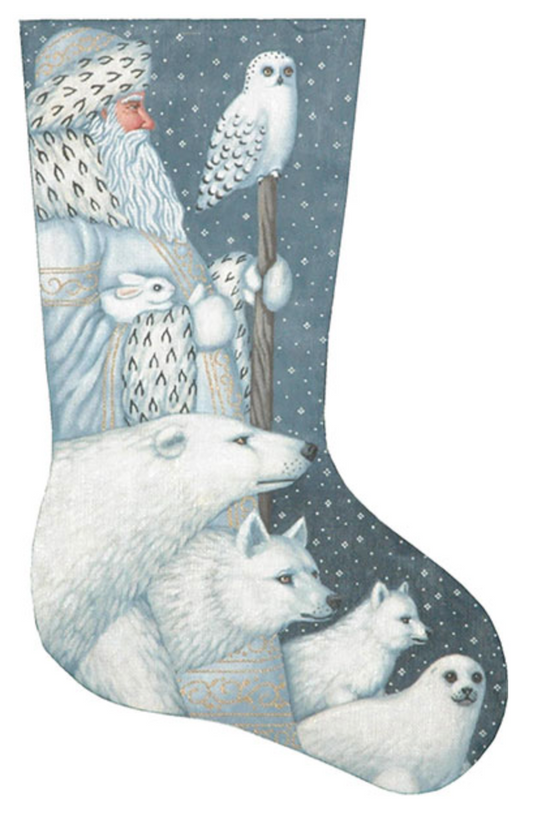 TTAXS266 Arctic Santa Stocking 13 mesh