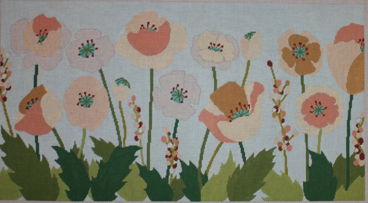 ASIT079 Row of Poppies