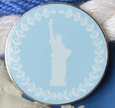 Lady Liberty Cameo Needle Minder