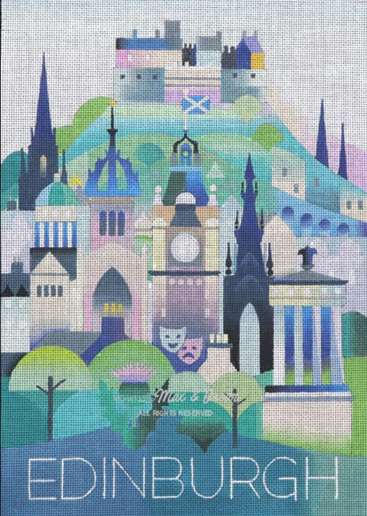 MO-WT12 Edinburgh Travel Poster