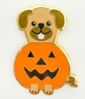 Pug in a Pumkin Needle Minder