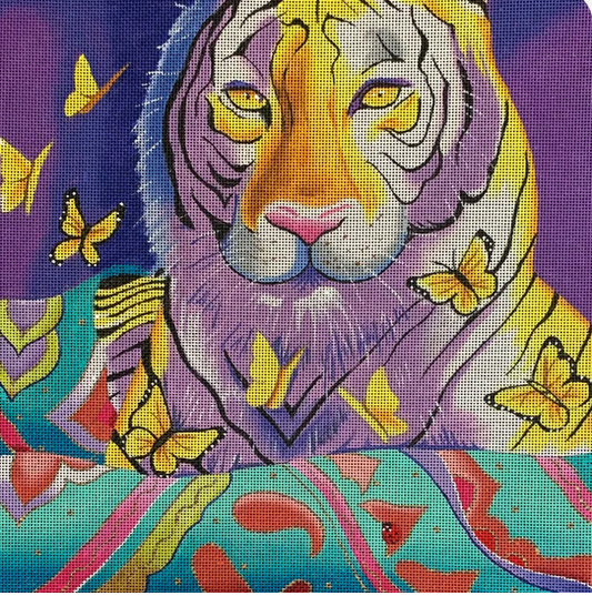 AN365 Tiger with Butterflies