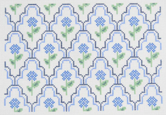 FM-144 Scallop Hydrangea Clutch