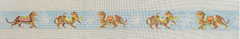 HB811 Tigers on Blue Strap