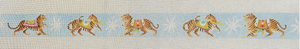 HB811 Tigers on Blue Strap