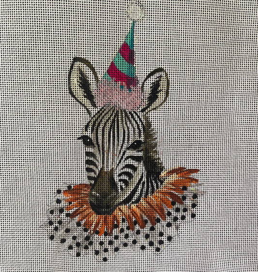 HBD007 Birthday Zebra Head