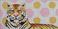 IN580 Tiger on Polka Dots