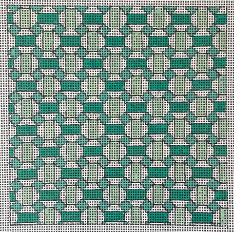 IN753 Turquoise Pattern