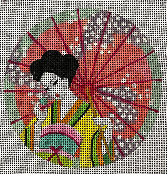 IN805 Geisha with Umbrella