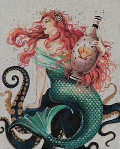 PE258 Mermaid with Vase