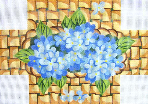 165 Hydrangea Doorstop