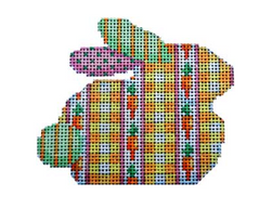 BR303 Gingham/ Carrot Bunny